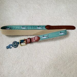 Men’s Marlin Leather Man Belt NWT